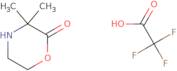 3,3-Dimethylmorpholin-2-one, trifluoroacetic acid