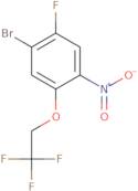 4-Bromo-5-fluoro-2-(2,2,2-trifluoroethoxy)nitrobenzene