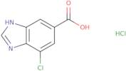 7-Chloro-1H-1,3-benzodiazole-5-carboxylic acid hydrochloride
