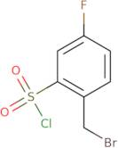 2-(Bromomethyl)-5-fluorobenzenesulphonyl chloride
