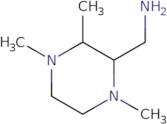 (1,3,4-Trimethylpiperazin-2-yl)methanamine