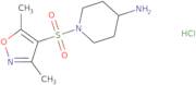 1-[(Dimethyl-1,2-oxazol-4-yl)sulfonyl]piperidin-4-amine hydrochloride