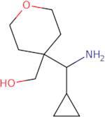 {4-[Amino(cyclopropyl)methyl]oxan-4-yl}methanol