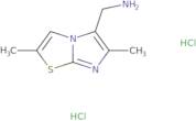 {2,6-Dimethylimidazo[2,1-b][1,3]thiazol-5-yl}methanamine dihydrochloride