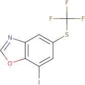 7-Iodo-5-[(trifluoromethyl)thio]-1,3-benzoxazole