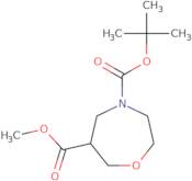 Methyl N-BOC-1,4-oxazepane-6-carboxylate