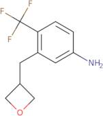 3-[(Oxetan-3-yl)methyl]-4-(trifluoromethyl)aniline