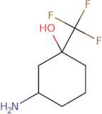 (1R)-3-Amino-1-(trifluoromethyl)cyclohexan-1-ol