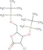 (4R,5R)-4-[(tert-butyldimethylsilyl)oxy]-5-{[(tert-butyldimethylsilyl)oxy]methyl}-3-chlorooxolan-2…