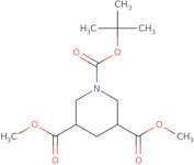 1-tert-Butyl 3,5-dimethyl piperidine-1,3,5-tricarboxylate