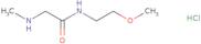 N-(2-Methoxy-ethyl)-2-methylamino-acetamide hydrochloride