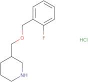 3-(2-Fluoro-benzyloxymethyl)-piperidine hydrochloride