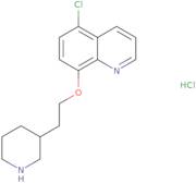 5-Chloro-8-quinolinyl 2-(3-piperidinyl)ethylether hydrochloride