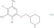 3-[(2-Bromo-4-chloro-3,5-dimethylphenoxy)methyl]-piperidine hydrochloride