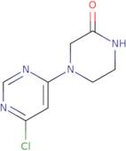 4-(6-Chloro-4-pyrimidinyl)-2-piperazinone