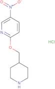 5-Nitro-2-(piperidin-4-ylmethoxy)pyridine hydrochloride