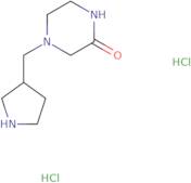 4-(3-Pyrrolidinylmethyl)-2-piperazinonedihydrochloride