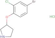 3-(4-Bromo-2-chlorophenoxy)pyrrolidine