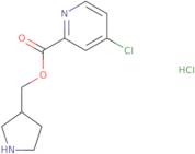 3-Pyrrolidinylmethyl 4-chloro-2-pyridinecarboxylate hydrochloride