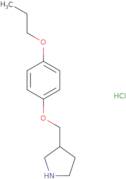 3-[(4-Propoxyphenoxy)methyl]pyrrolidine hydrochloride