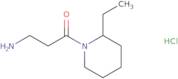 3-Amino-1-(2-ethylpiperidin-1-yl)propan-1-one Hydrochloride