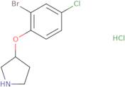 3-(2-Bromo-4-chlorophenoxy)pyrrolidine