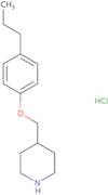 4-[(4-Propylphenoxy)methyl]piperidine hydrochloride