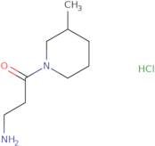 3-Amino-1-(3-methylpiperidin-1-yl)propan-1-one hydrochloride