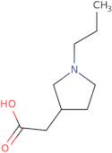 2-(1-Propyl-3-pyrrolidinyl)acetic acid
