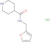 N-(Furan-2-ylmethyl)piperidine-4-carboxamide hydrochloride