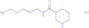 N-(3-Ethoxypropyl)-3-piperidinecarboxamide hydrochloride