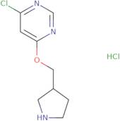 4-Chloro-6-(3-pyrrolidinylmethoxy)pyrimidinehydrochloride