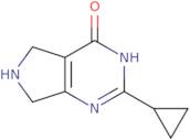 2-Cyclopropyl-5H,6H,7H-pyrrolo[3,4-d]pyrimidin-4-ol