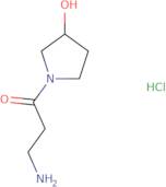 3-Amino-1-(3-hydroxy-1-pyrrolidinyl)-1-propanone hydrochloride