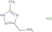 (5-Methyl-1H-1,2,4-triazol-3-yl)methanamine hydrochloride