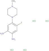 4-Fluoro-5-(4-methyl-piperazin-1-yl)-benzene-1,2-diamine tetrahydrochloride