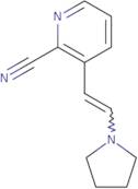 3-(2-Pyrrolidin-1-yl-vinyl)-pyridine-2-carbonitrile