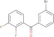 (3-Bromophenyl)-(2,3-difluorophenyl)methanone