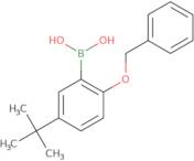 2-(Benzyloxy)-5-t-butylphenylboronic acid