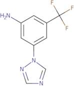 3-(1H-1,2,4-Triazol-1-yl)-5-(trifluoromethyl)aniline