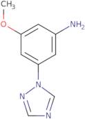 3-Methoxy-5-(1H-1,2,4-Triazol-1-Yl)Aniline