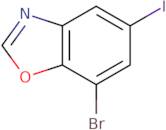 7-Bromo-5-iodo-1,3-benzoxazole