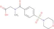 N-Methyl-N-[4-(morpholin-4-ylsulfonyl)benzoyl]glycine