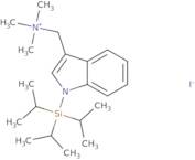 N,N,N-Trimethyl(1-triisopropylsilyl-1H-indol-3-yl)methanaminium iodide