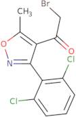2-Bromo-1-[3-(2,6-dichloro-phenyl)-5-methyl-isoxazol-4-yl]-ethanone