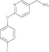 [6-(4-Fluorophenoxy)pyridin-3-yl]methanamine