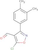 5-Chloro-3-(3,4-dimethylphenyl)-1,2-oxazole-4-carbaldehyde