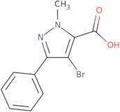 4-Bromo-1-methyl-3-phenyl-1H-pyrazole-5-carboxylic acid