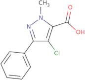 4-Chloro-1-methyl-3-phenyl-1H-pyrazole-5-carboxylic acid