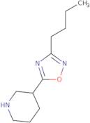 3-Butyl-5-(piperidin-3-yl)-1,2,4-oxadiazole
